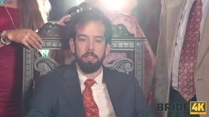 Crazy wedding party ends with a wild sex