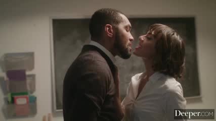 Janice Griffith is a sex addict when she can't stop riding Mickey's cock