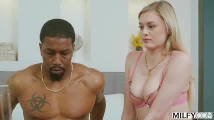 Sexy Bosomy MILF Teaches a Lovely Fit Blonde Babe How To Treat Her BF's Massive BBC In Wild FFM