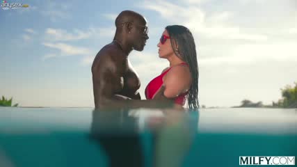 Wild MILF Sandy Love just loves the attention of big black cock